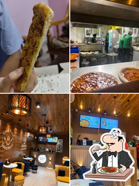 The image of food and interior at La Pino'z Pizza-Kharar - Kurali Rd, Kharar(Punjab)