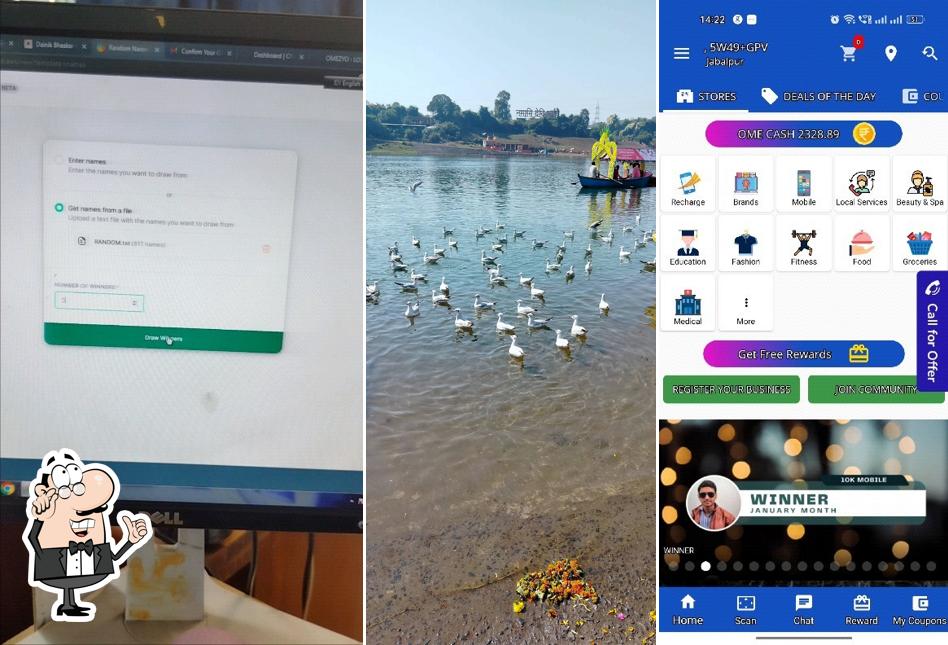 The interior of Neelkamal Food Delight