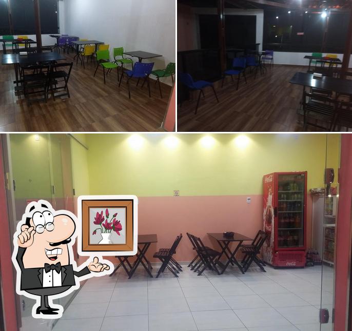 O interior do Super Burger