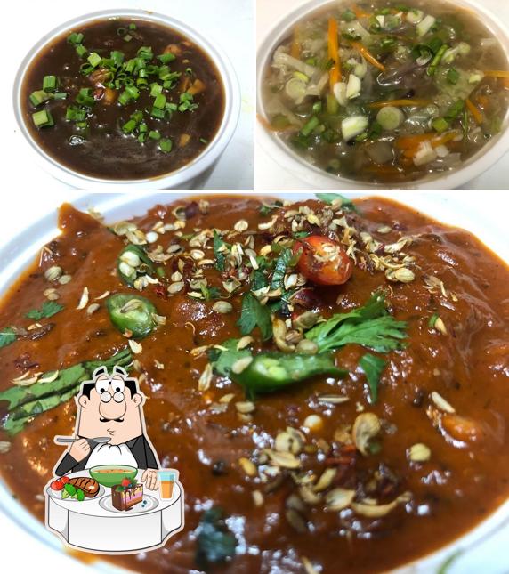 Hot and sour soup at The Food Bar