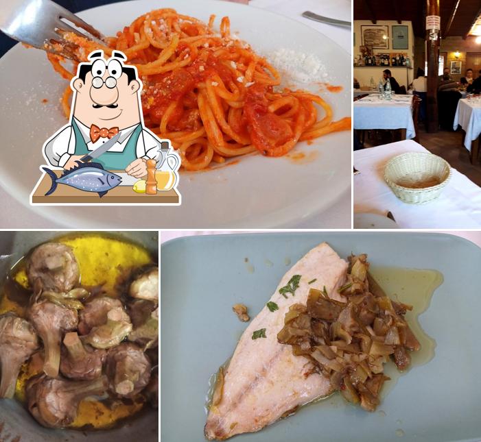 Salmone grigliato al Trattoria Da Augusto