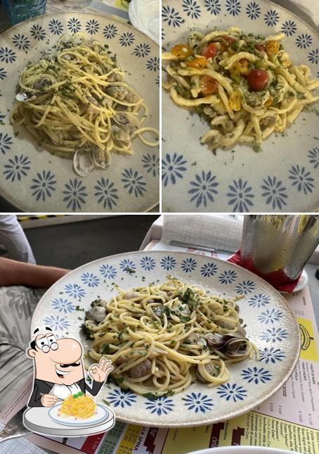 Spaghetti alla carbonara al Ristorante Portofino