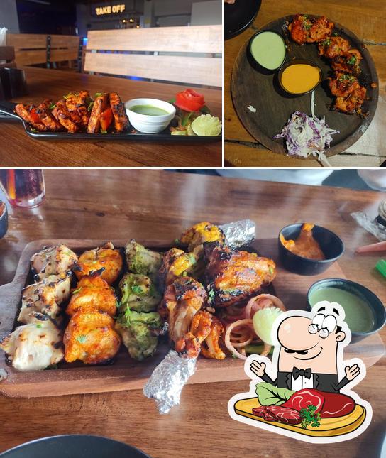 Take Off offers meat dishes