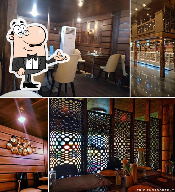 The interior of Gokul Restaurant