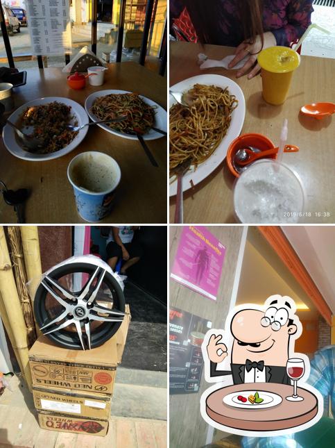 Food at Holiday Cafe