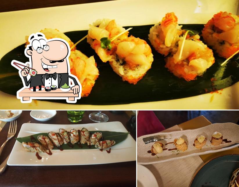 Prenditi le diverse opzioni di sushi