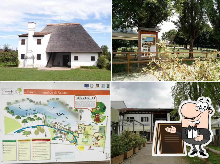 Goditi la vista dall'area esterna di Osteria Dai Salvarza