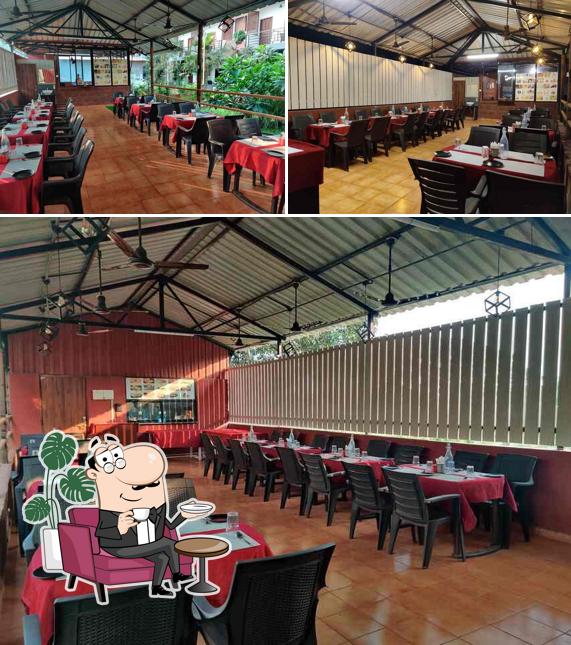 The interior of Pleasure River Front Bar And Restaurant