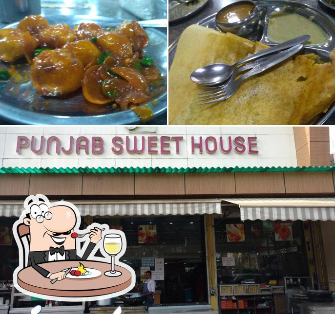 Food at Punjab sweets