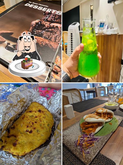 Chocolate cake at Ching Singh