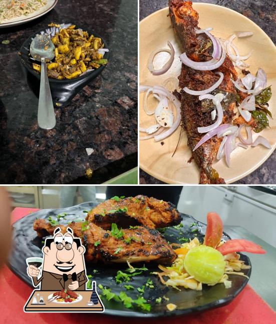 Pick meat dishes at Namma Veedu Heritage Hotel
