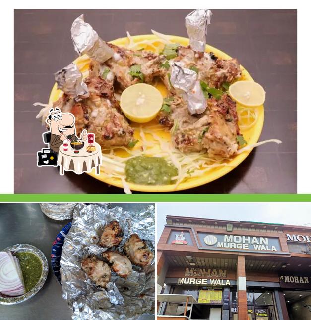 The image of Old Mohan Murge Wala’s food and exterior