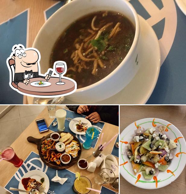 Food at Santorini Cafe and Kitchen