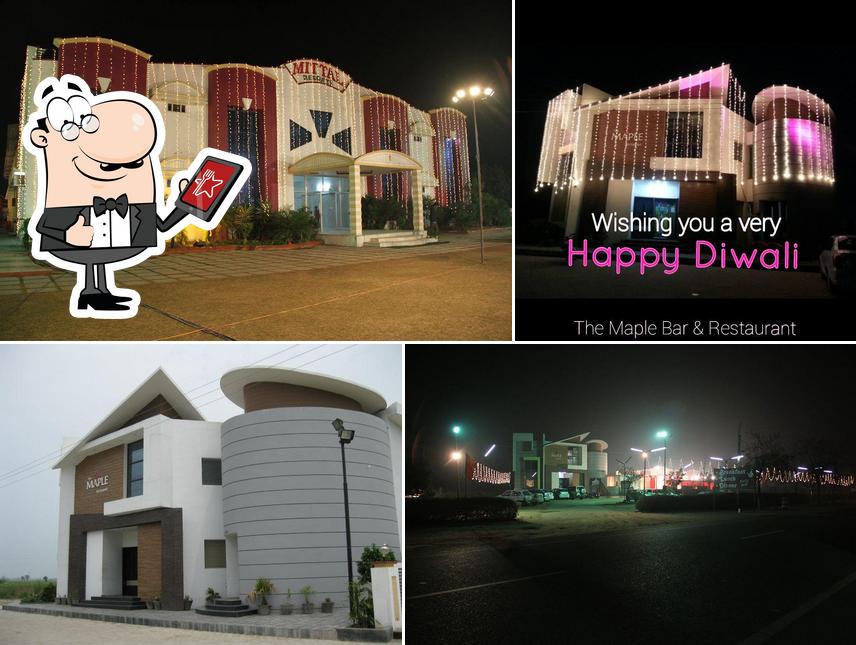 The exterior of The Maple Bar & Restaurant / Mittal Resorts Bagha Purana