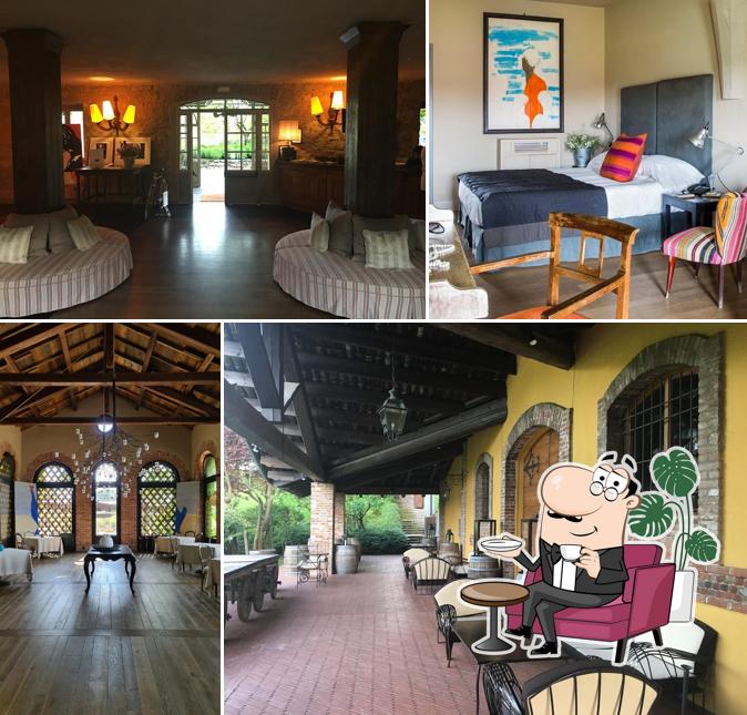 Gli interni di Villa Sparina Resort