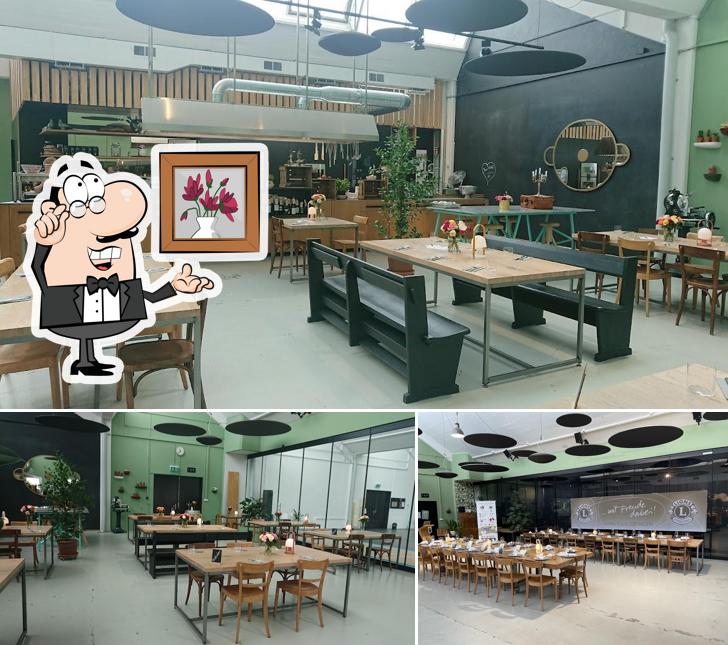 Dai un'occhiata agli interni di AUSO Restaurant Eventhalle Catering