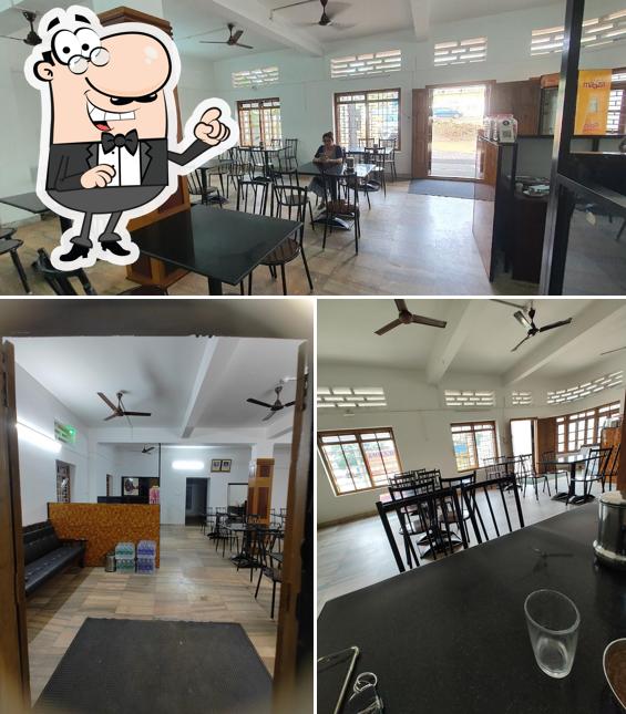 The interior of Amma Hotel