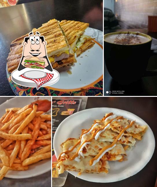 Club sandwich at Chills N Grills Fast Food Cafe - Best Cafe in Kota