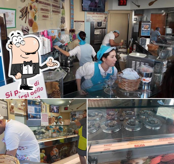 Gli interni di Gelateria Modo