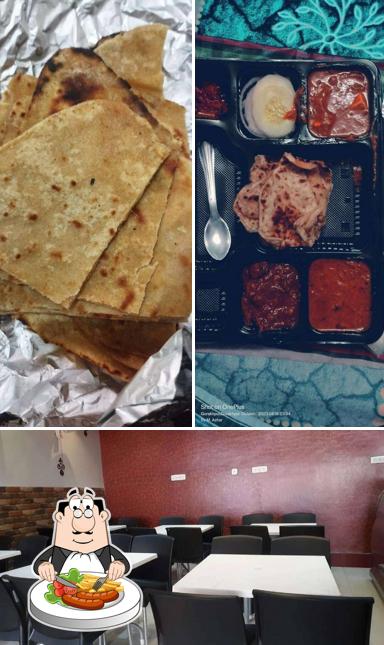 The image of food and interior at Lazeez Restaurant