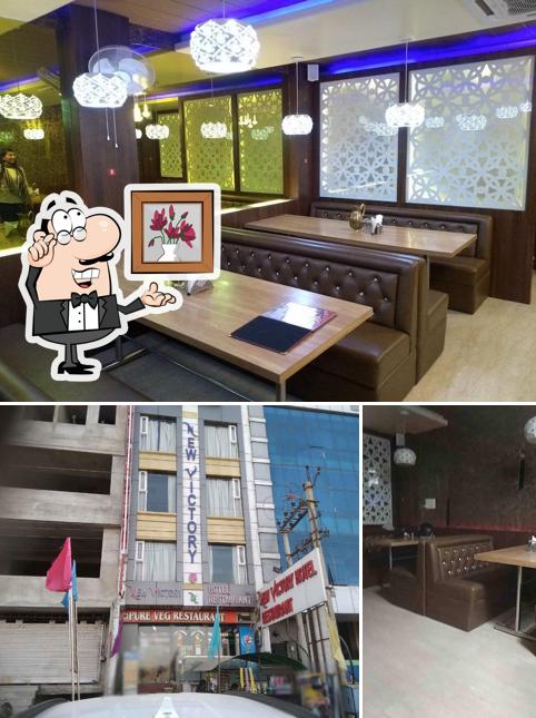 The image of New Victory Restaurant’s interior and exterior