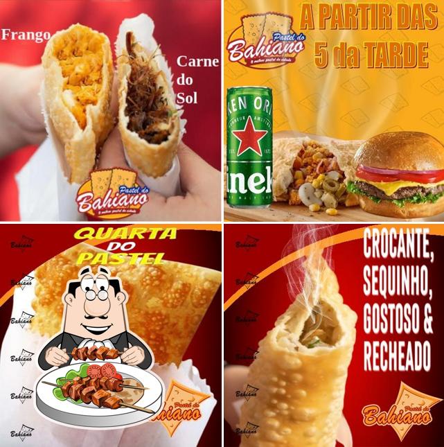 Comida em Pastel do Bahiano