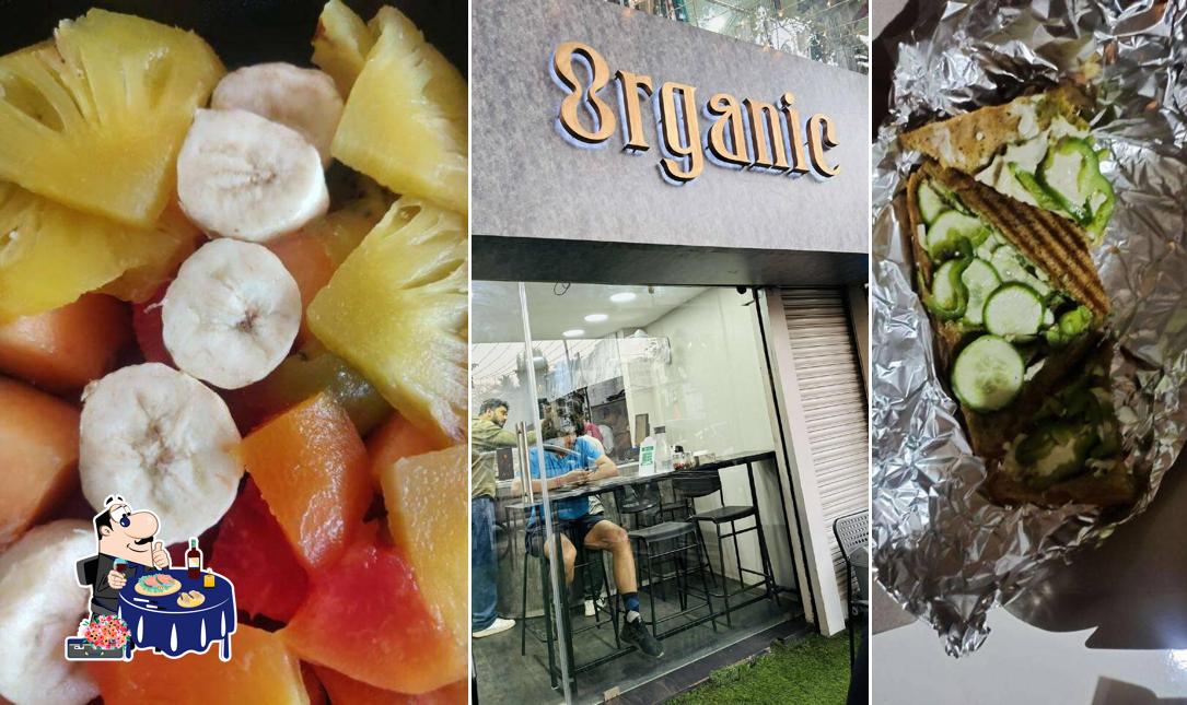 Sashimi at Organic cafe