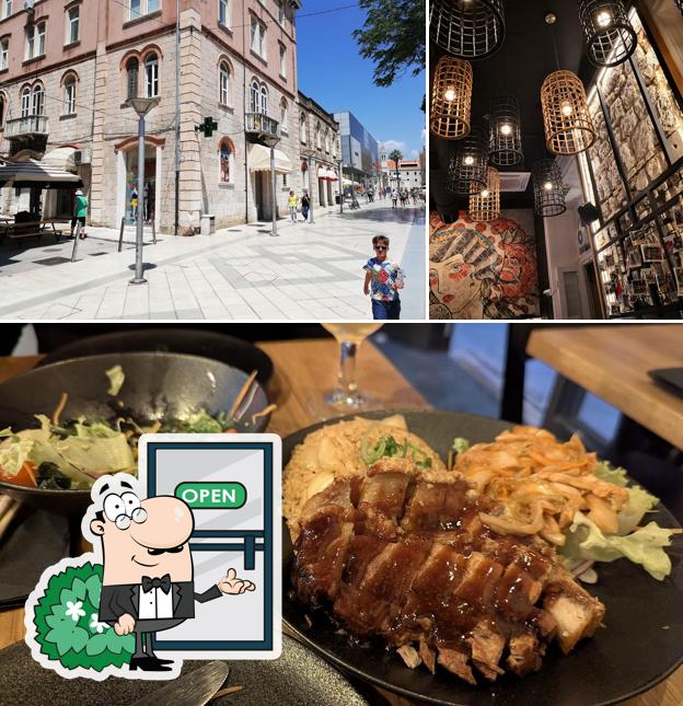 SILK - Pan-Asian Fusion and Izakaya, Split si caratterizza per la esterno e cibo