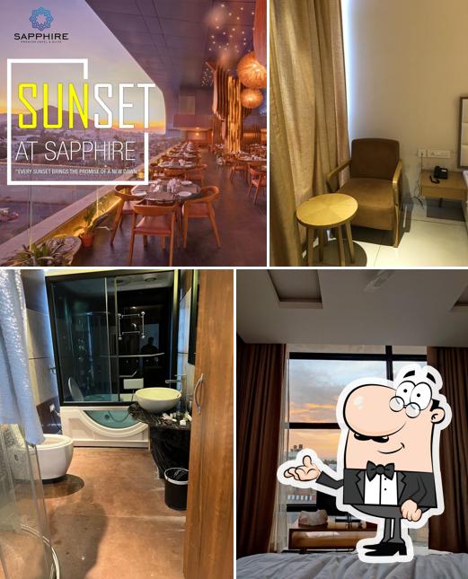 The interior of Sapphire Premium Hotel & Suite