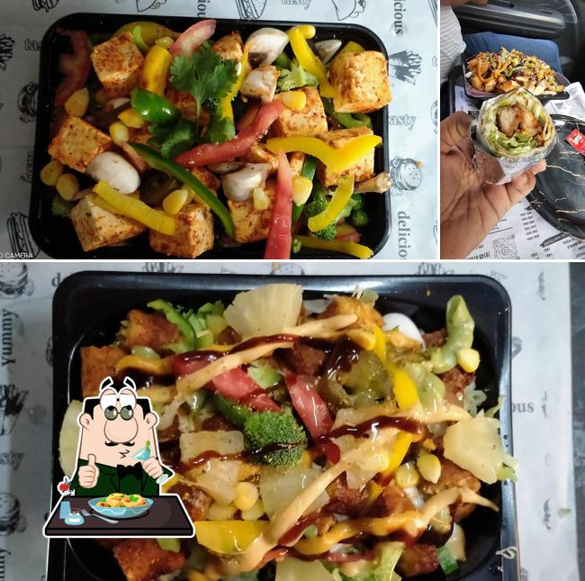 Meals at Wrapchik Salad, wraps, Burger Bar