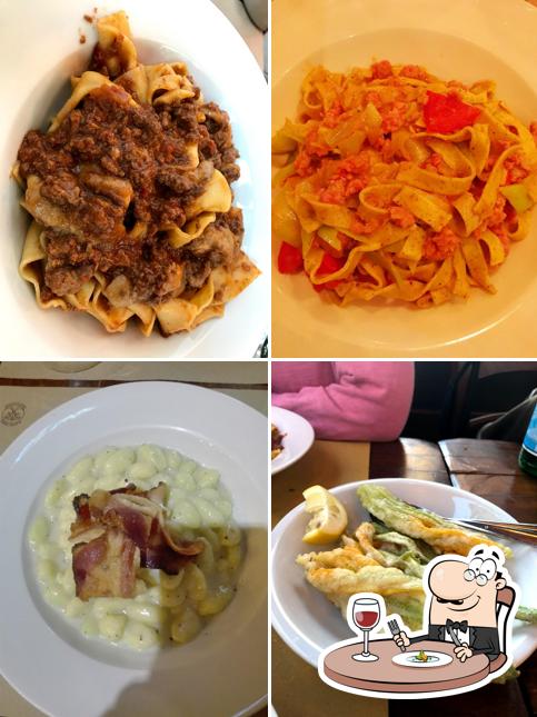 Platti al Trattoria Cesarino