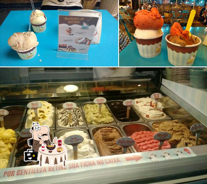 Sorvete em Gelato Donato