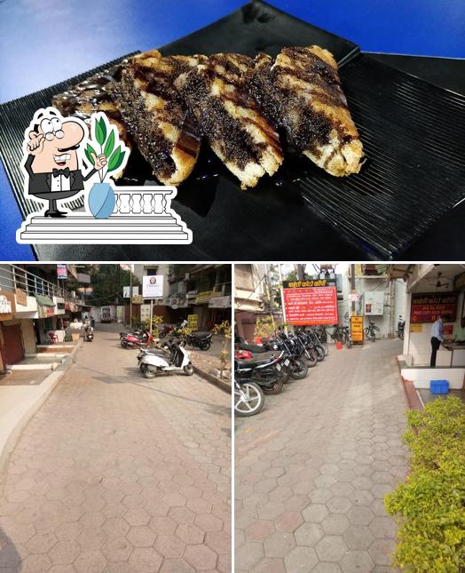 The picture of Bawarchi Restaurant’s exterior and food