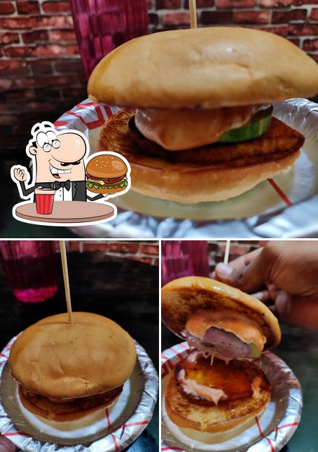 Get a burger at Big Bowl café