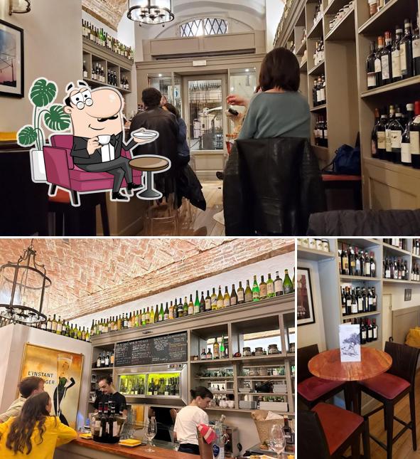 Gli interni di Enoteca Bellini