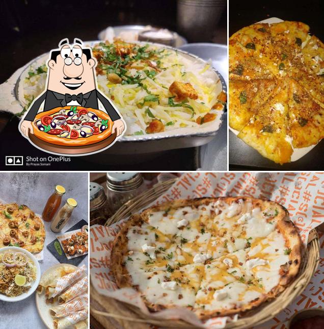 Try out different kinds of pizza