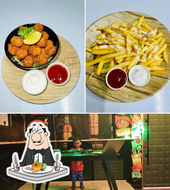 The restaurant's food and interior