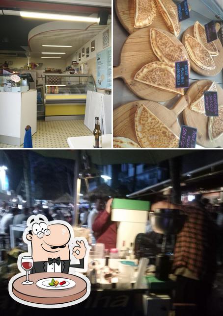 Questa è la immagine che presenta la cibo e bancone da bar di Bella Lì • piadineria