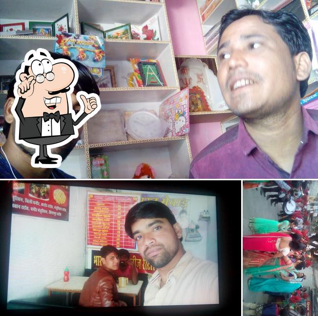 The interior of Dinesh Bharat Mewad fast food icecream