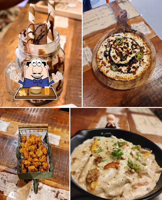 Food at Helly & Chilly cafe