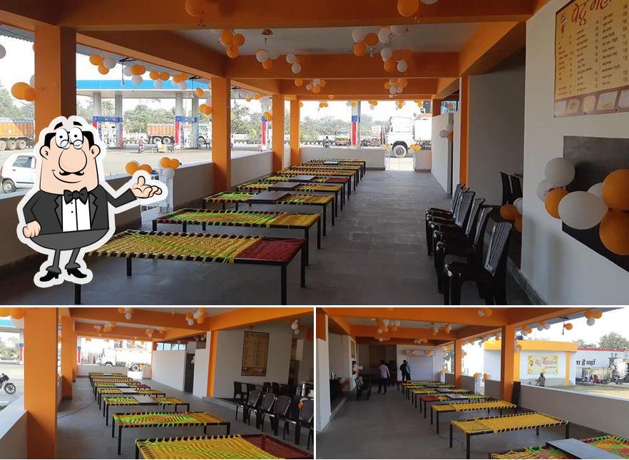 Take a seat at one of the tables at Lemon Chilli Fun & Food Park