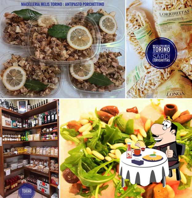 Piatto di formaggi al Macelleria Melis Giampaolo