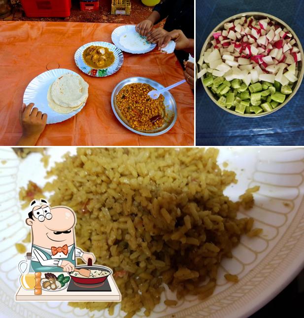 Fried rice at Shilpa's Halli Mane Rottis