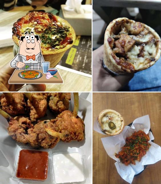 Chicken wings at The Rollin' Dough