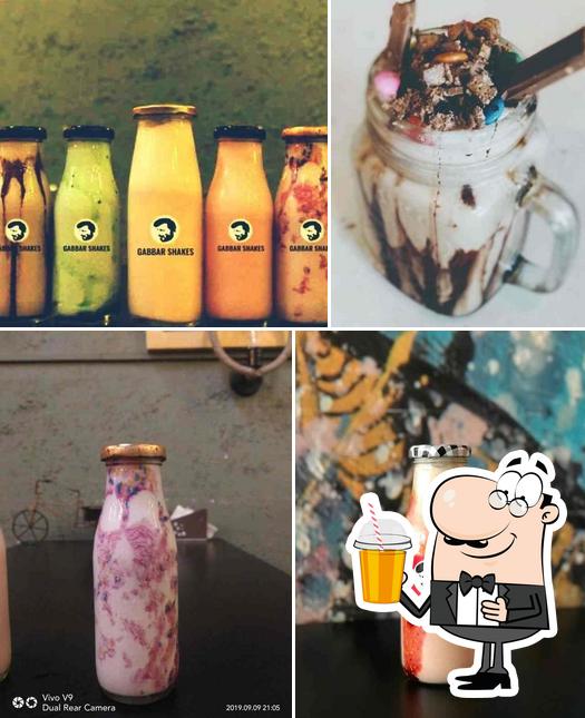 Enjoy a beverage at Gabbar Shakes