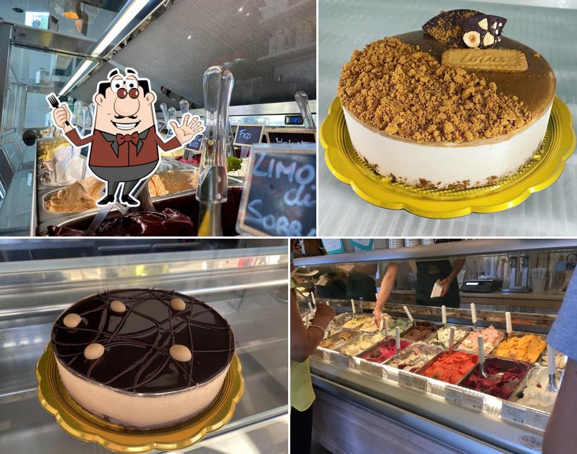 Cibo al Gelateria Fiaschin Ice