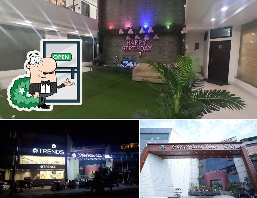 You can get some fresh air at the outside area of Hotel Castle View