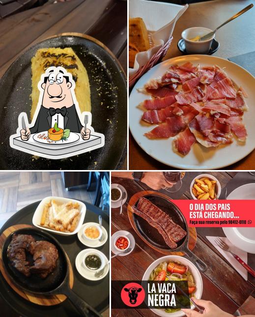 Comida em La Vaca Negra - Cortes Argentinos - Parrilla