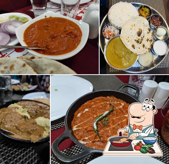 Chicken curry at Hotel Anantashram