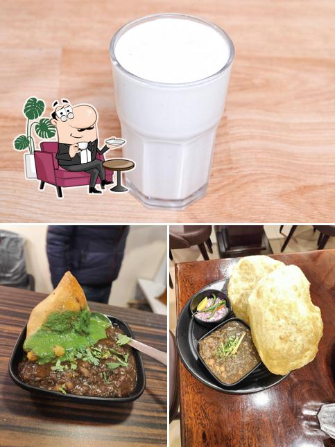 The picture of interior and beverage at Keshav's Food Via Jaipur